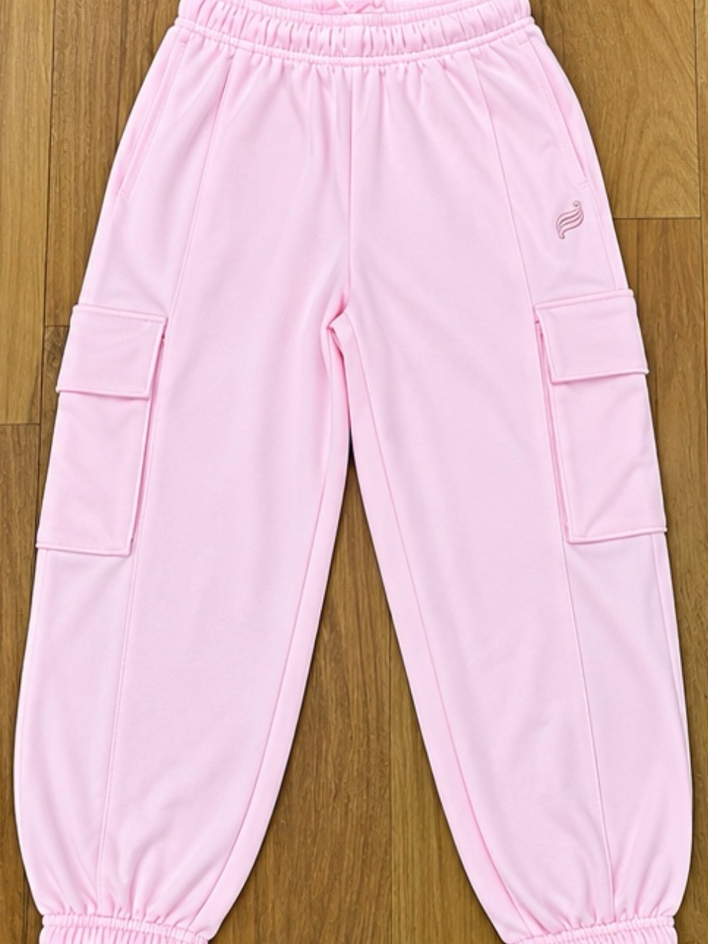 Fabletics Year Round Terry Cargo Jogger — Soft Pink — XS — NWOT